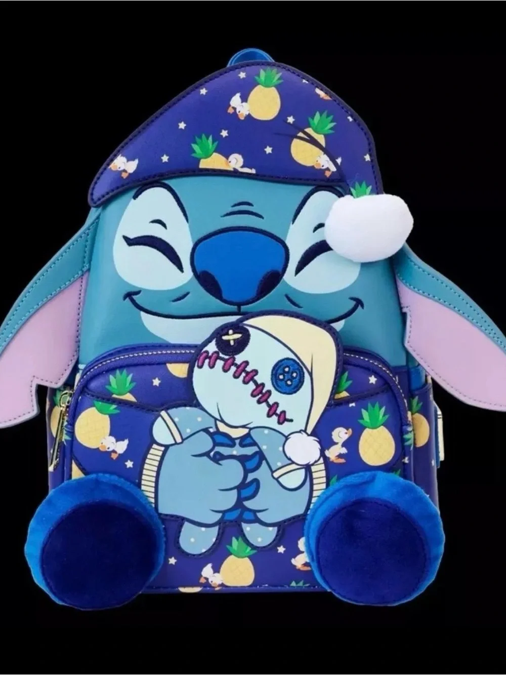 SDCC 2024 Limited Edition Bedtime Stitch Glow Mini Backpack & Wallet Set